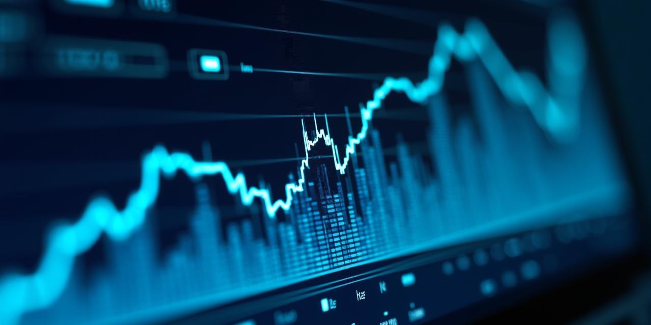 Visualizzazione di grafici predittivi e flussi di dati AI